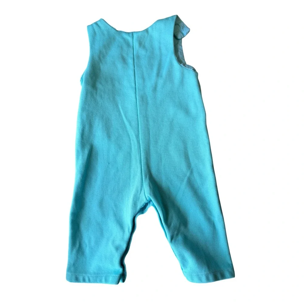 Vintage By Thomas Jumpsuit Baby Girl 6-9 Months Cotton Cottagecore Embroidered